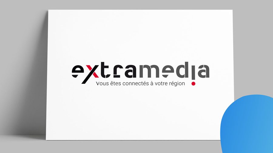 Extramedia — identité visuelle